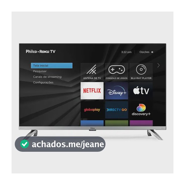 Smart Tv 32 Philco Roku Tv Led Dolby Áudio