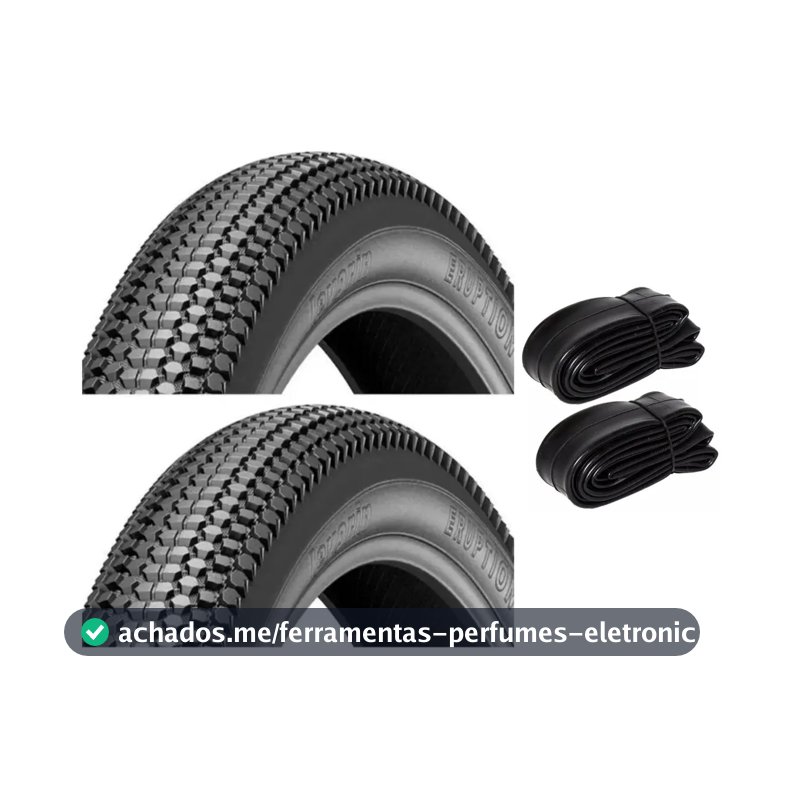 Par Pneu Bike Mtb Levorin Eruption Aro 29 X 2.30 Cravo Balão + 2 Camaras Bico Grosso