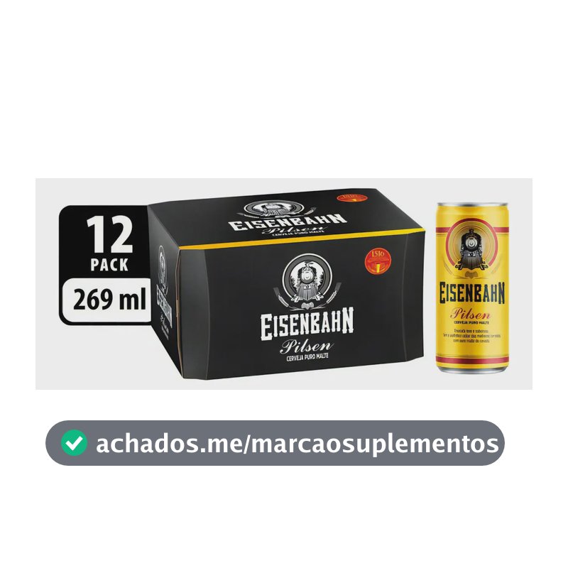 Cerveja Eisenbahn 269ml 12 unidades