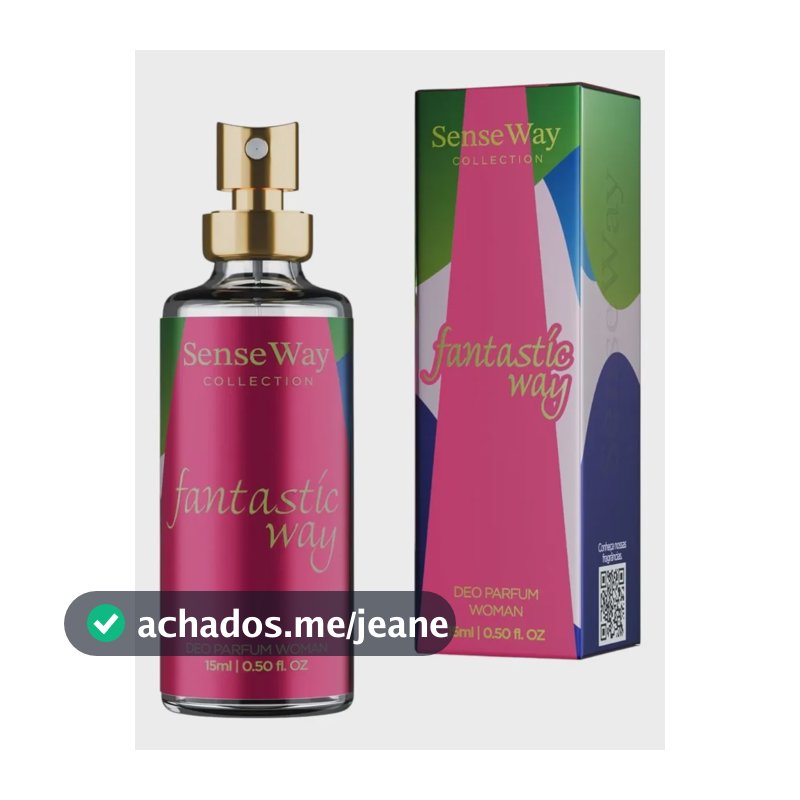 Perfume Deo Colônia Feminino Fantastic Way 15ml Frutado