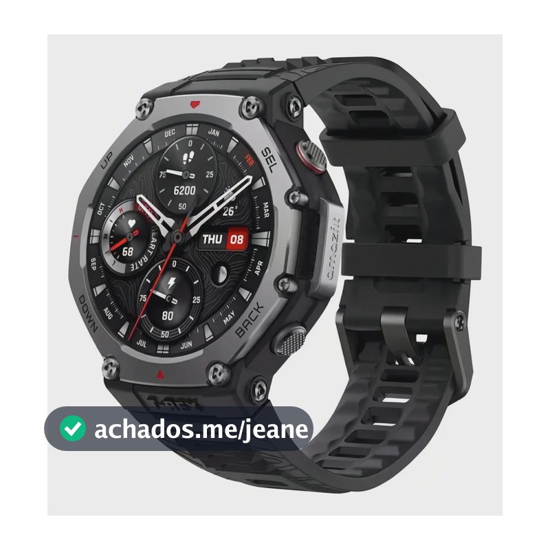 Relógio Amazfit T Rex 3 48mm Gps Amoled Original Smartwatch
