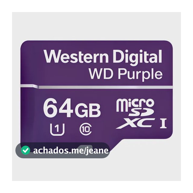 Cartão Micro Sd 64gb 32tbw