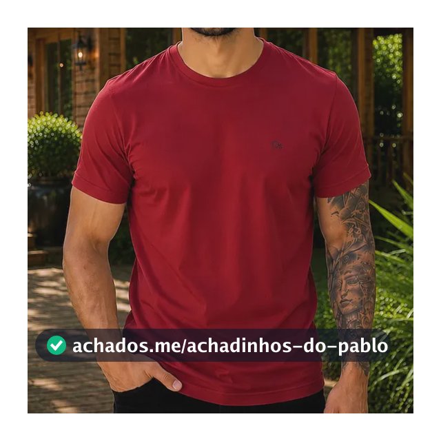 Camiseta Básica Ogochi Masculina Lisa Tecido Premium Oficial