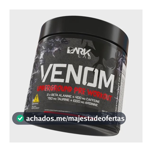 Suplemento em pó Dark Lab Venom underground Colostro sabor Mango Loko x 300g
