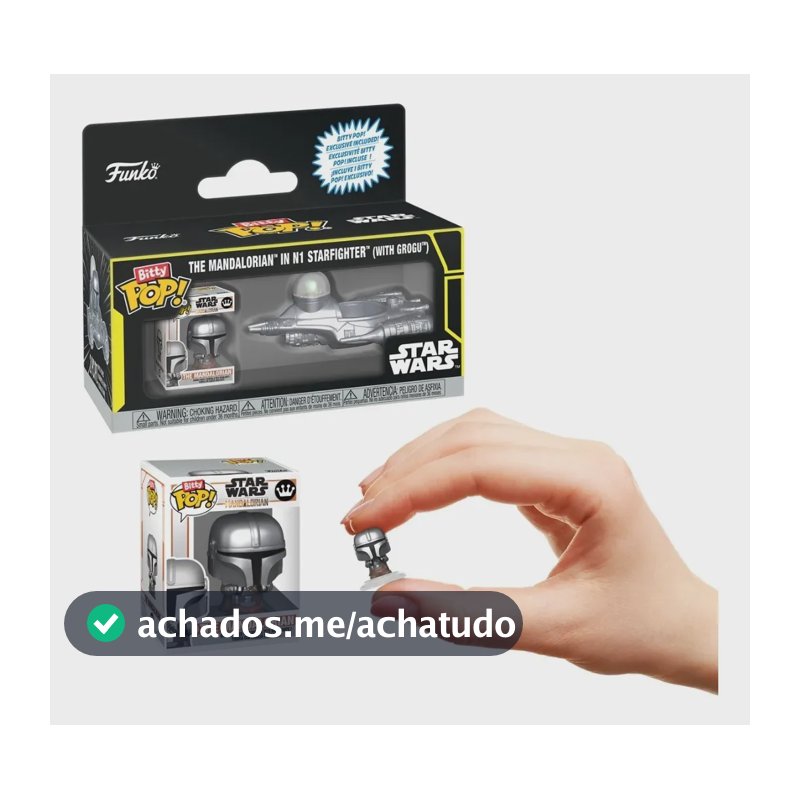 Bitty Pop! Rides Star Wars - Mandaloriano e N1 Starfighter