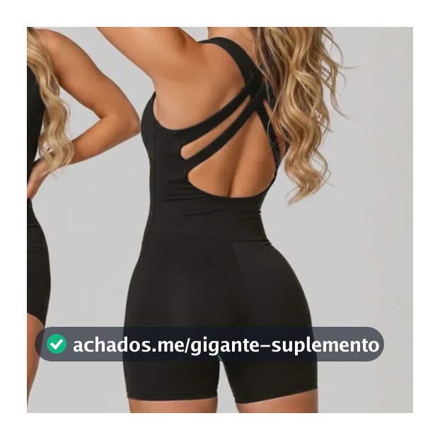 Macaquinho Academia Fitness De Poliamida Zero Transparência