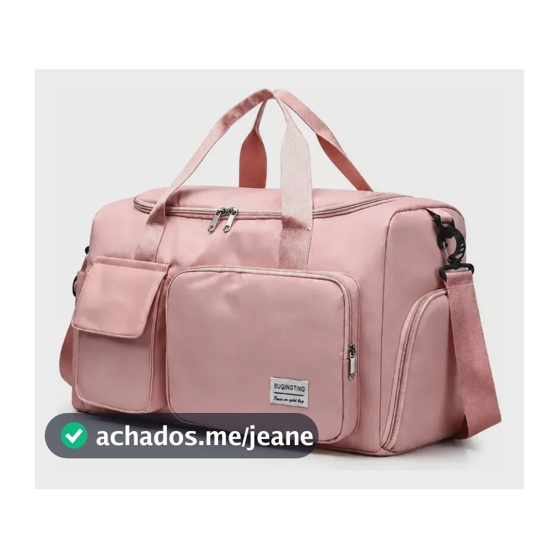 Bolsa Mala De Mão 10kg Feminina Masculino De Bordo Viagem Cor Rose-escuro