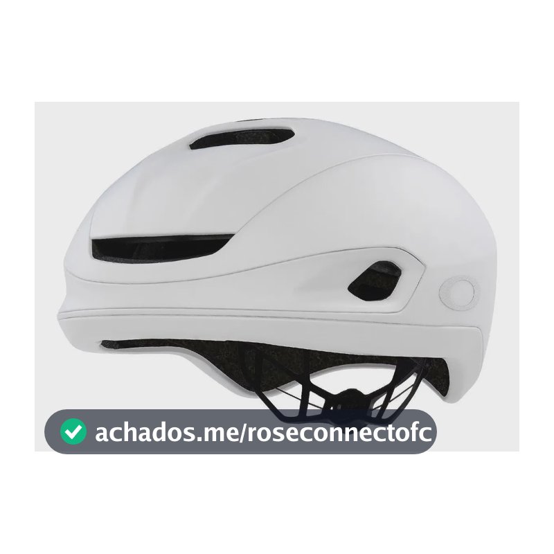 Capacete De Ciclismo Oakley Aro7 Lite Mips Branco Tamanho G