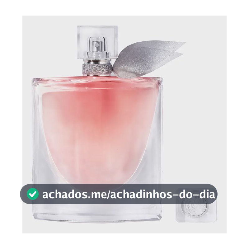 Perfume Feminino L' Eau de Parfum Fragrância Floral Gourmand Inebriante com Notas de Íris Nobre, Baunilha e Pralinê La Vie Est Belle Lancôme, Frasco com 100ml