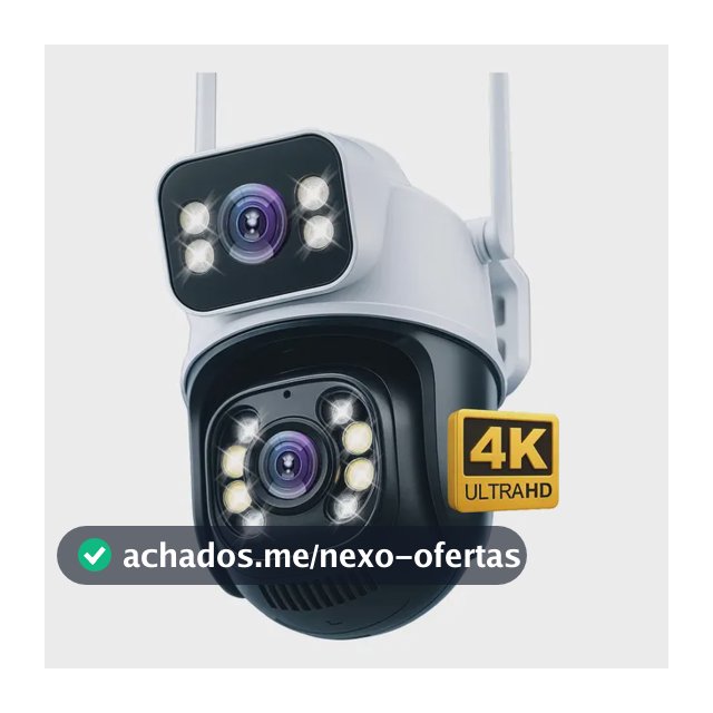 Câmera Segurança Ip Externa Wifi A28 App Icsee À Prova Dágua Ip66 Dome Lente Dupla Lentes 2 Em 1 Vigilancia Visão Noturna Infravermelho  4k Uhd Nova Geração Lançamento 2026 Nexgen