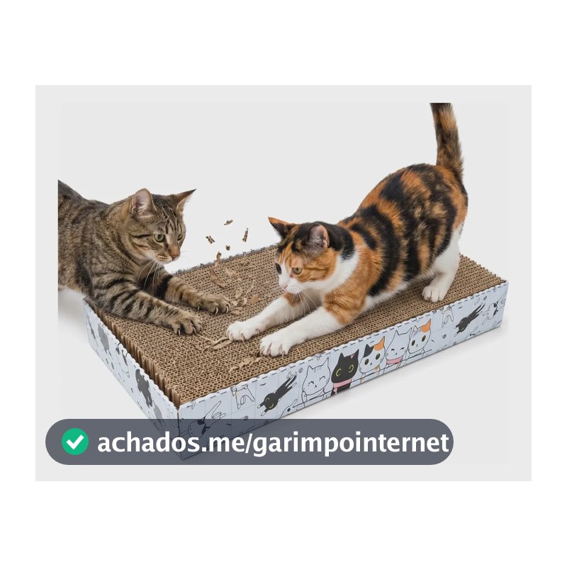 Arranhador De Papelão Para Gatos Brinquedo