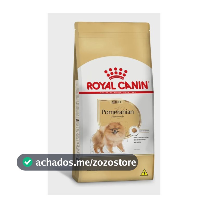 Ração Royal Canin Cães Adultos Pomeranian 7,5kg