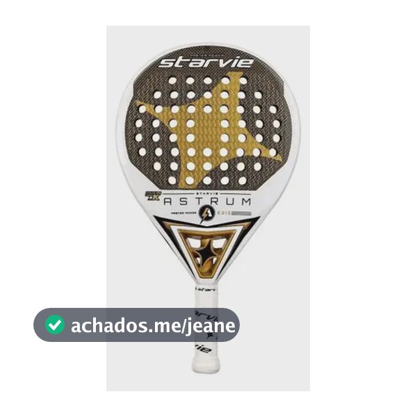 Raquete De Padel Starvie Astrum Eris 2023 Cor Branca Branco