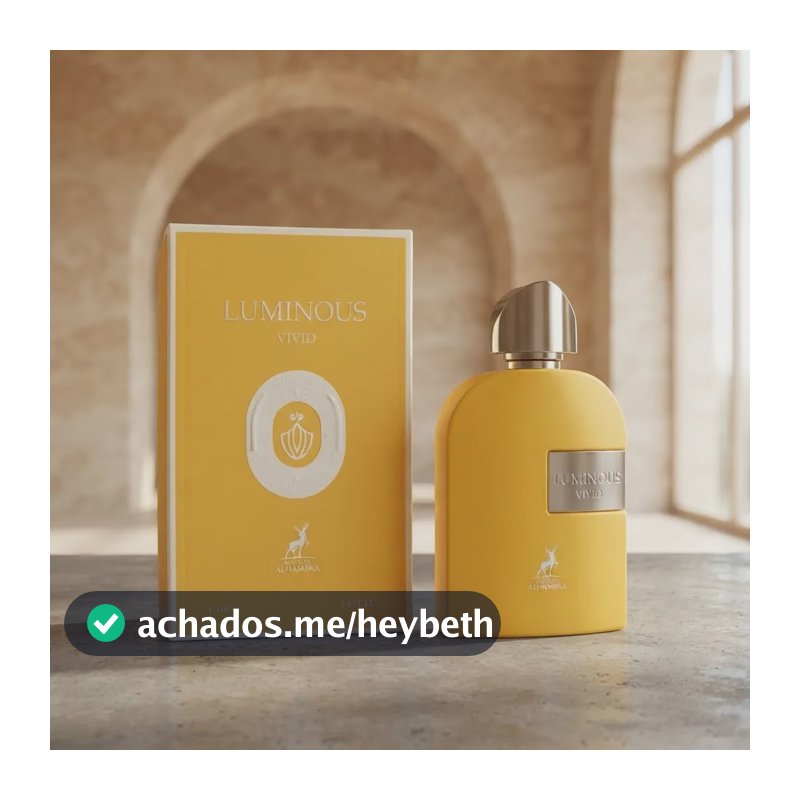 Perfume Arabe Masculino Maison Alhambra Luminous Vivid 100ml