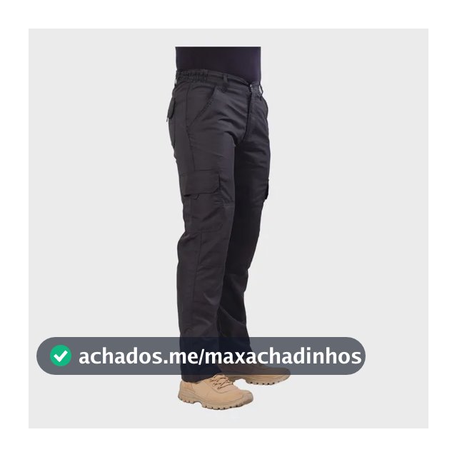 Calça Tatica Militar Cargo Masculina Poly 6 Bolsos Reforçada