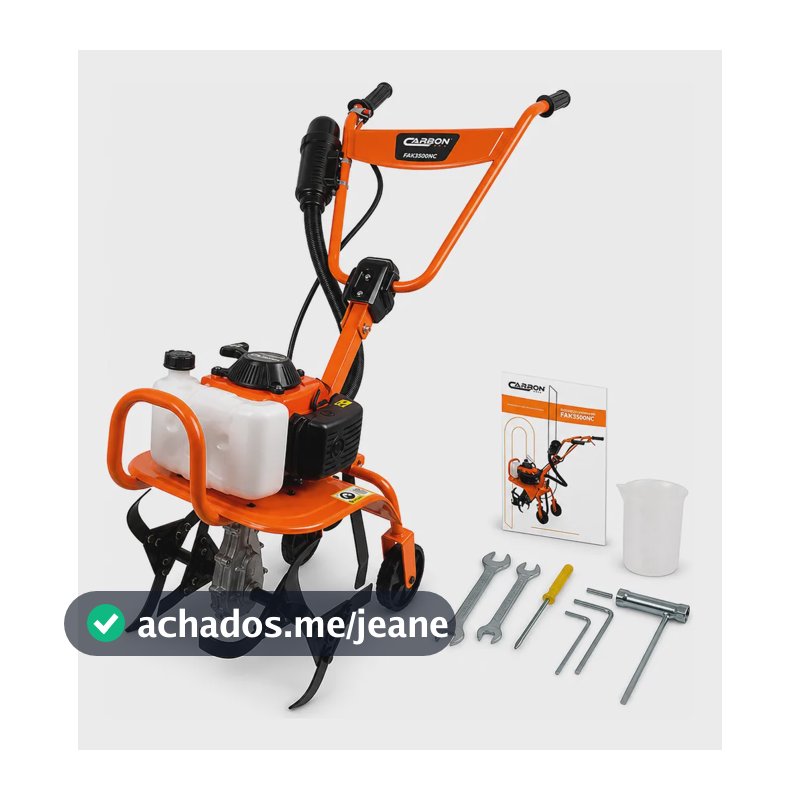 Motocultivador Tratorito Gasolina 53cc 3,6hp 4t Carbon Fak
