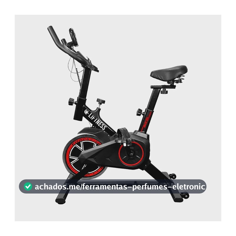 Bicicleta Ergometrica Spinning Liftness Profissional Para Cardio Fitness Musculação Atividade Física Inercia