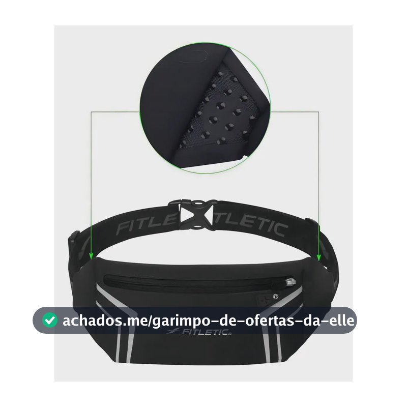 Pochete Para Corrida Blitz Fitletic Cor:preto