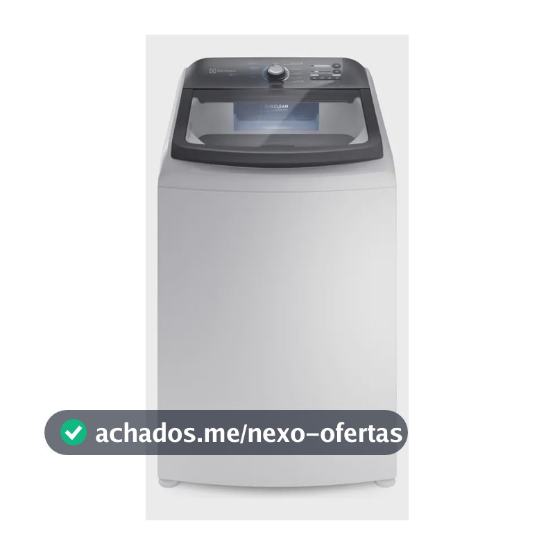 Lavadora de roupas Electrolux Efficient Lee18 18kg com cesto inox 127