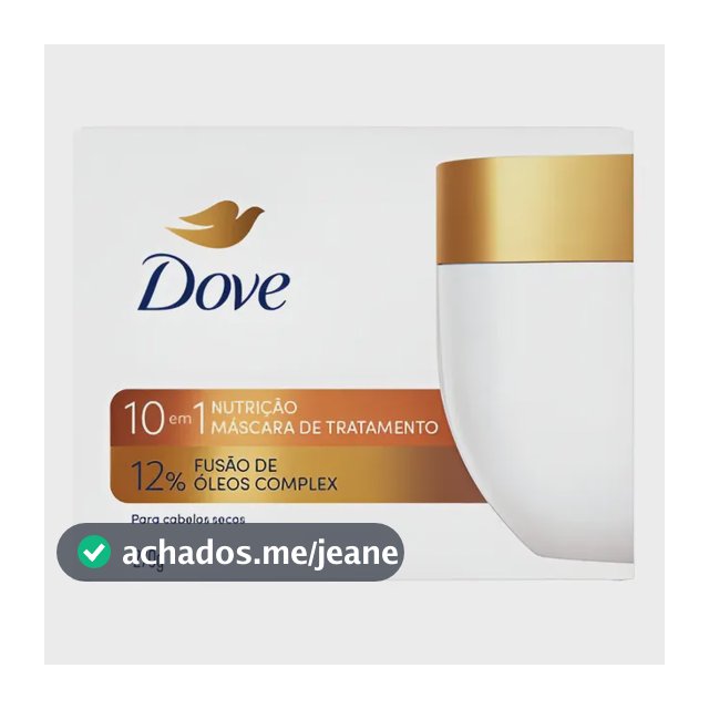 Mascara de Tratamento 10 em 1 Nutrição 270 g Dove