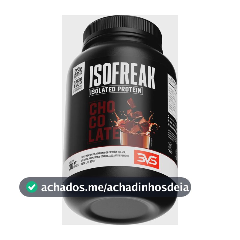 Whey Isolado Isofreak 900g Sabor: Chocolate - Fórmula Avançada Com 23g De Proteína Por Dose