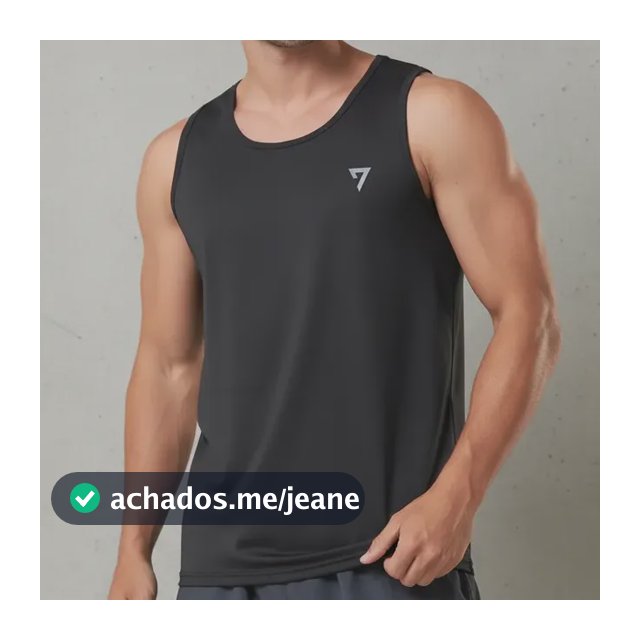 Regata Dry Fit Lisa Camiseta Masculina Academia Treino