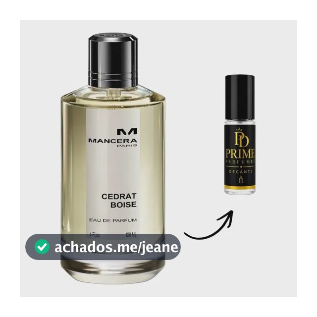 Perfume Cédrat Boisé 5ml Edp - Cítrico Cassis E Couro