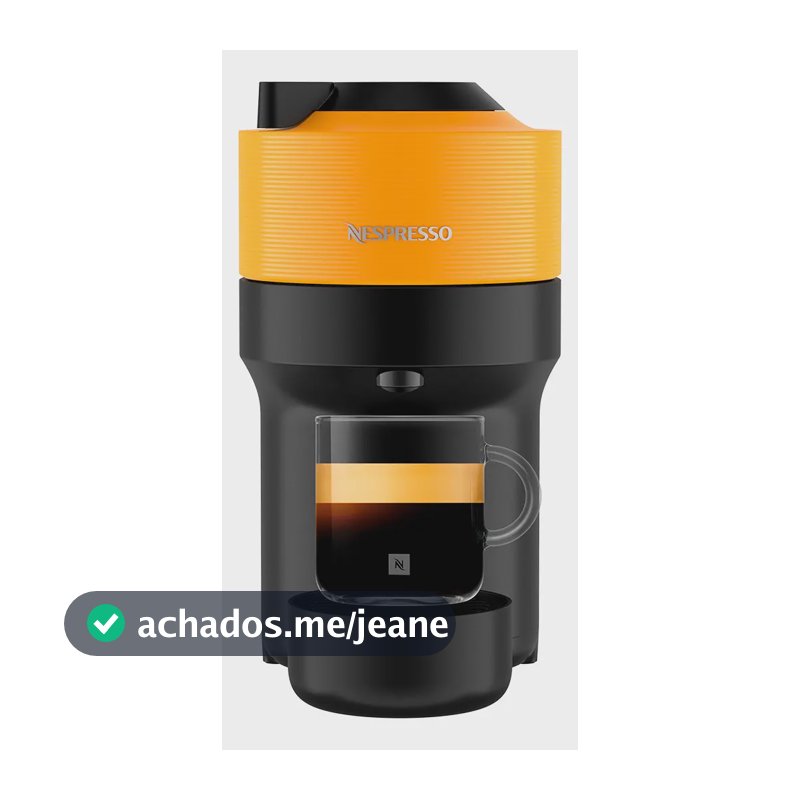 Cafeteira Nespresso Vertuo Pop Amarelo Manga