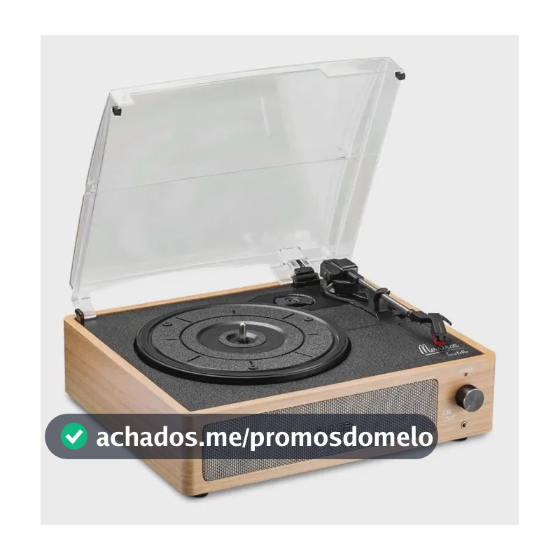 Vitrola Retro Bluetooth Pulse Morrison - Sp613 Marrom