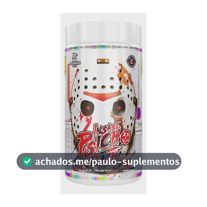 Insane Psicho Path C/350g - Demons Lab Sabor Fruit Punch