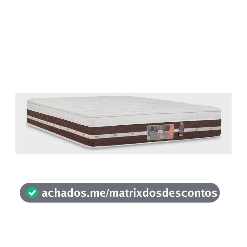 Colchão Castor Queen Silver Star Air One Híbrido 158x198x32
