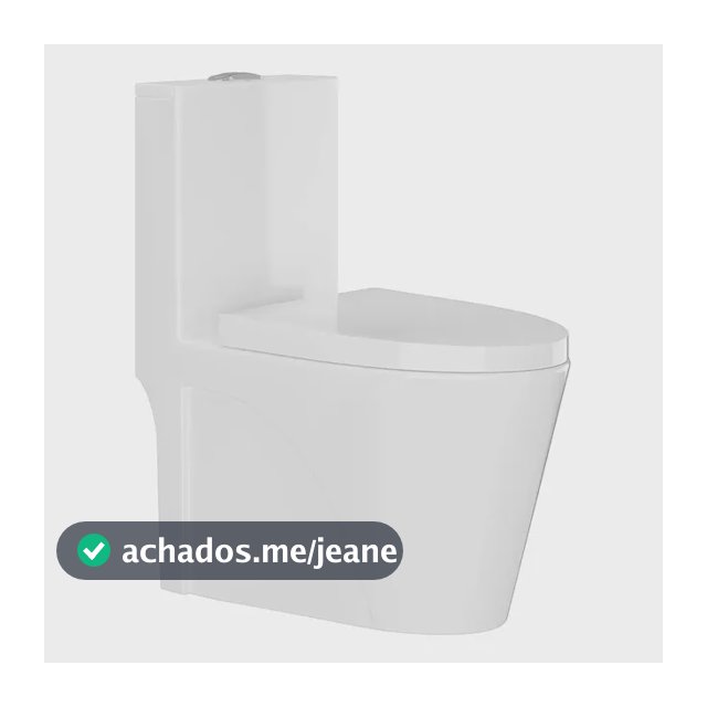 Vaso Sanitário Monobloco Completo - Caixa Acoplada Privada Branco