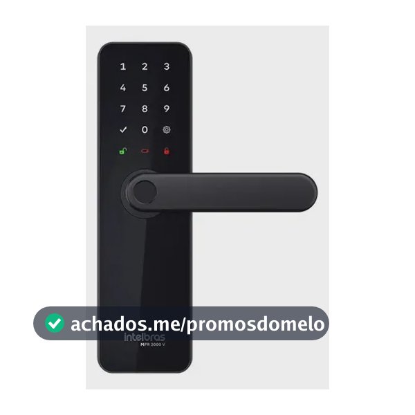 Fechadura Inteligente De Embutir Com Maçaneta Mfr 3000 V Intelbras