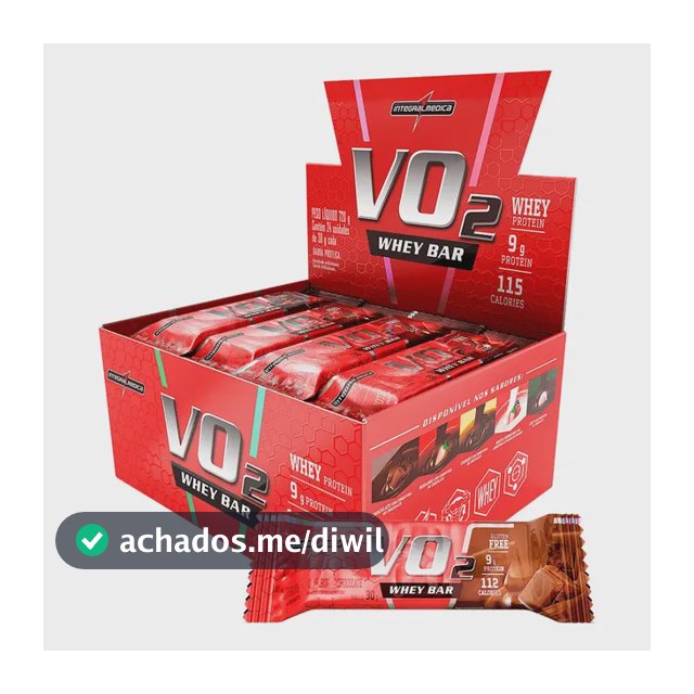 Whey Bar Barra De Proteína - 12 Unidades - Integralmédica