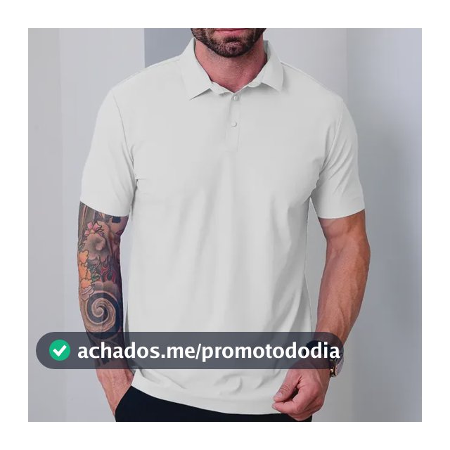 Camisa Polo Masculina Tecido Tech Confortavel Casual