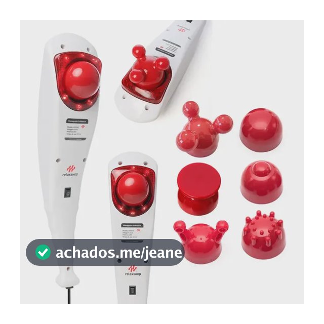Massageador Manual Infravermelho Vibratório Percussão