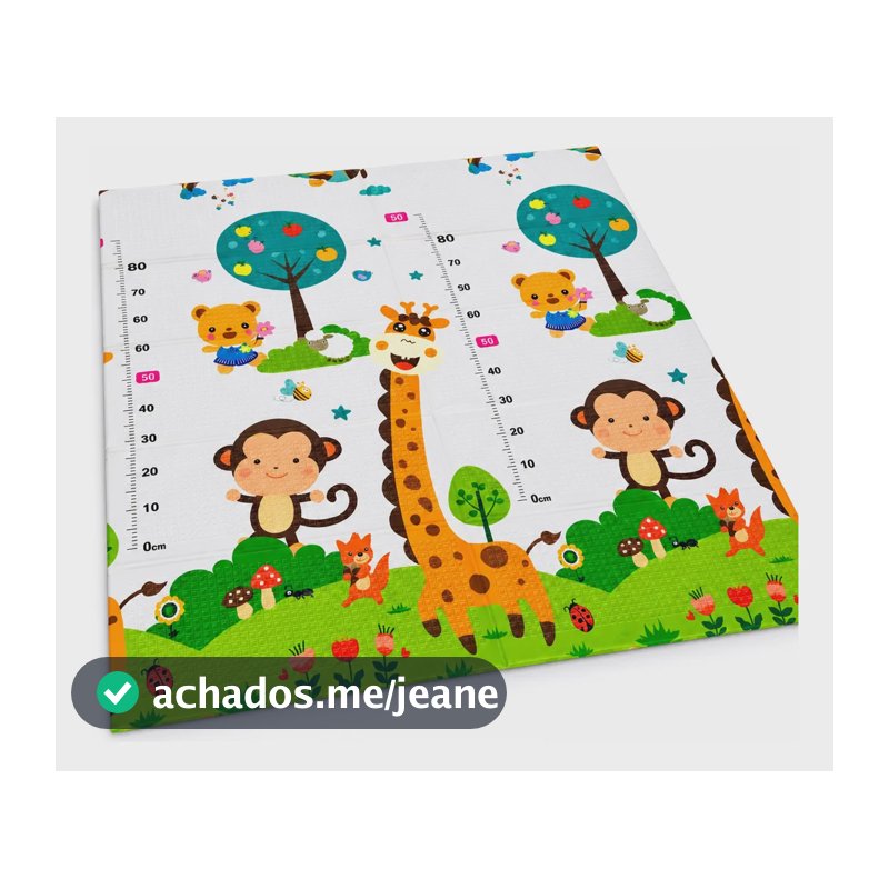 Tapete Atividades Tatame Infantil Dobrável Emborrachado