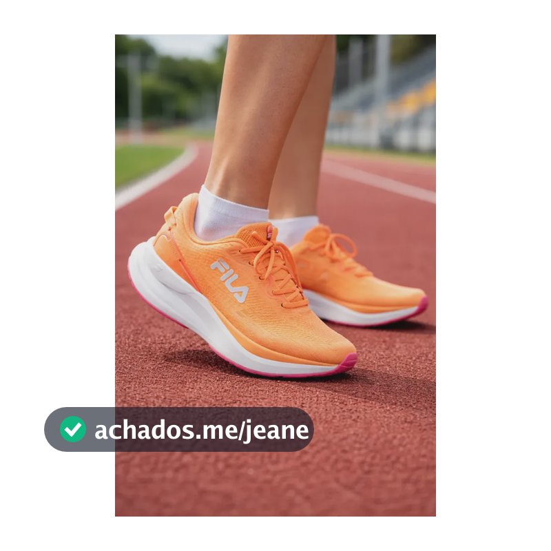 Tenis Fila Feminino Caminhada Corrida Treino Academia Promo Laranja 38 Br