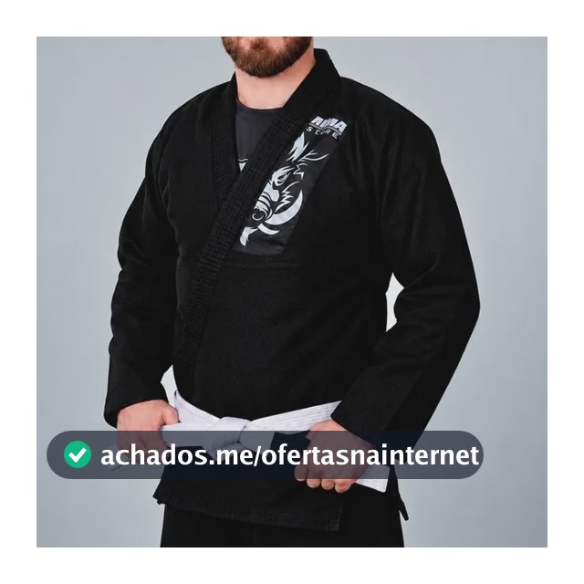 Kimono De Jiu-jitsu Trançado + Faixa Branca Oficial Akira