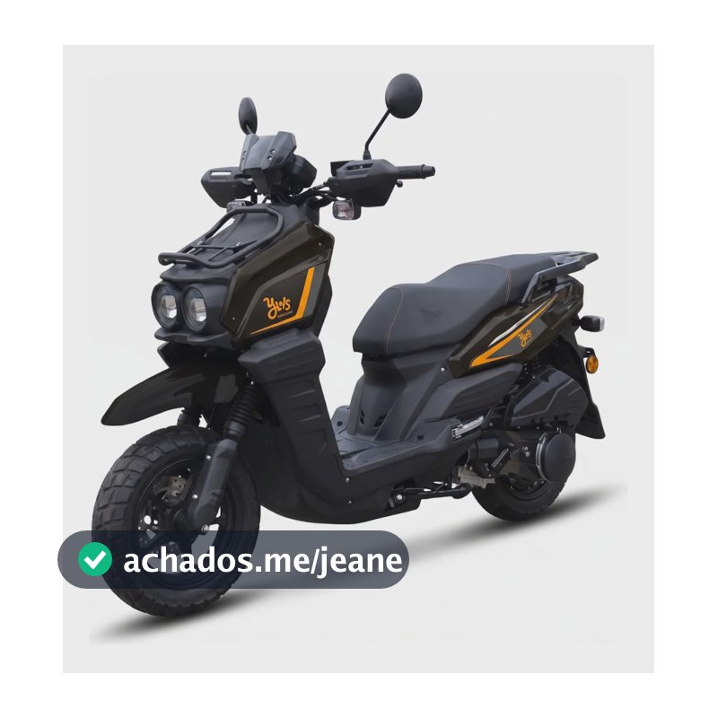 Moto Scooter Elétrica Modelo Tank Yl 32km Sem Cnh 1000w Preto