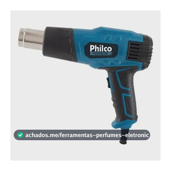 Soprador Térmico Philco Force Pst01 Azul 4 Ponteiras