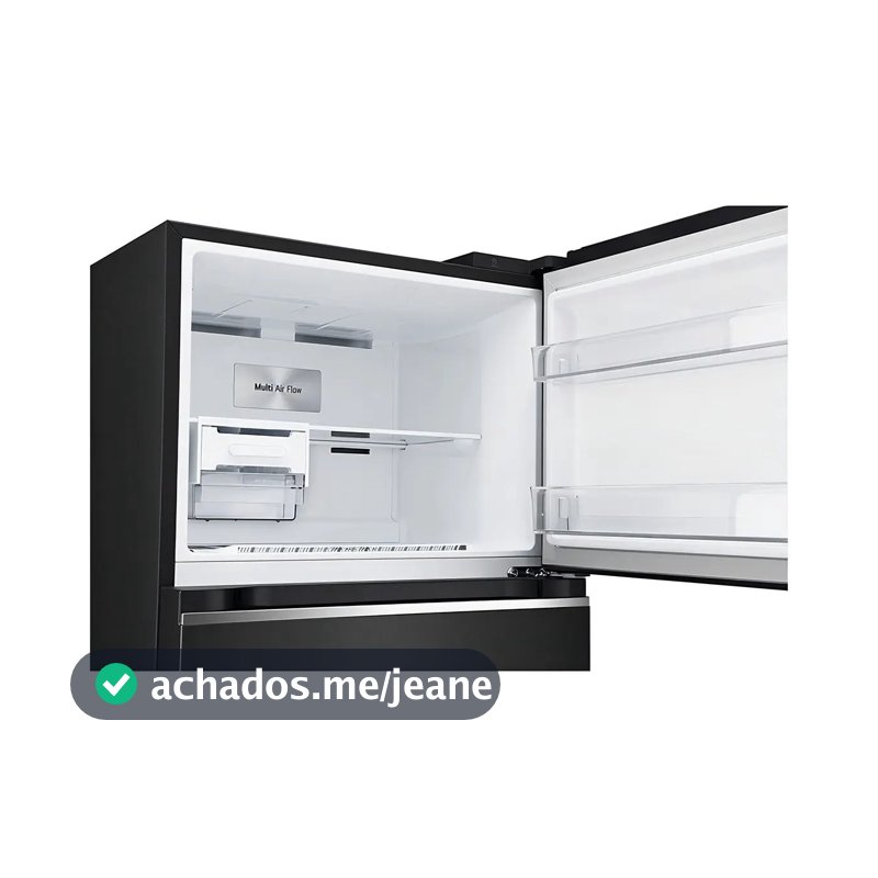Geladeira LG Frost Free Inverter Black 395l Gn-b392pxg Cor Preto