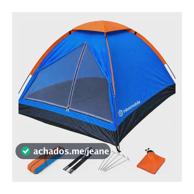 Barraca Camping Acampamento Inboxmobile Iglu 2 Pessoas 2.1m Azul