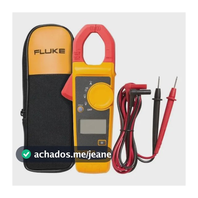 Alicate Amperímetro Digital Cat Iii 600v 302 + Fluke