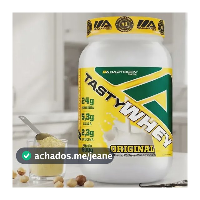 Whey Protein Adaptogen Science Tasty Gourmet 3w Em Pó Sem Sabor X 900g Original