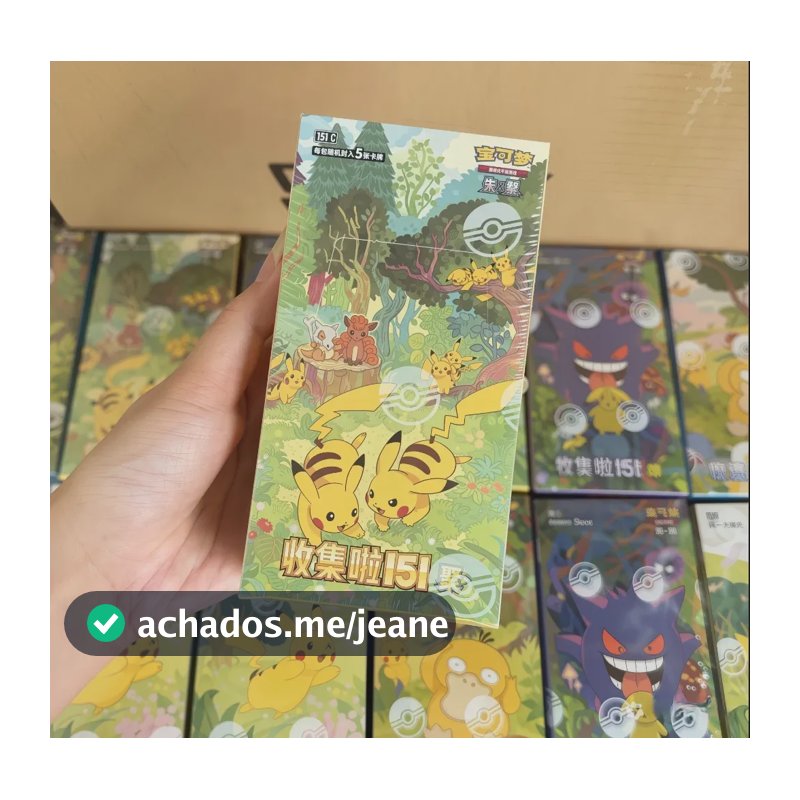 Caixa de Booster Slim - Collect 151 Gathering Pokémon TCG