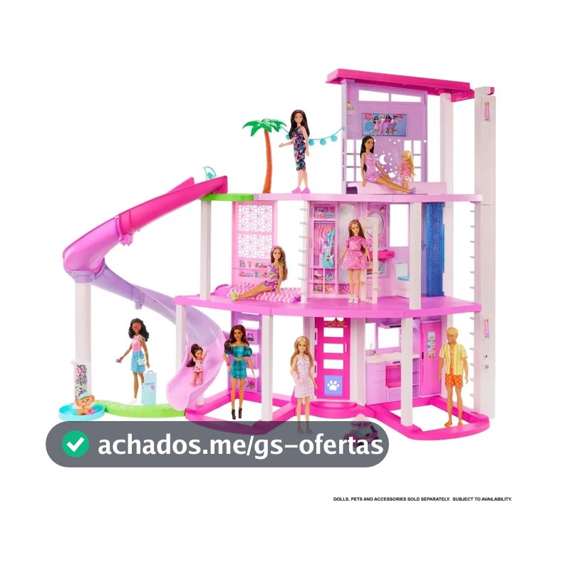 Casa dos Sonhos da Barbie conjunto de brinquedos Com Piscina E Acessórios Com 2 Andares Para Crianças A Partir De 3 Anos Casa da Barbie