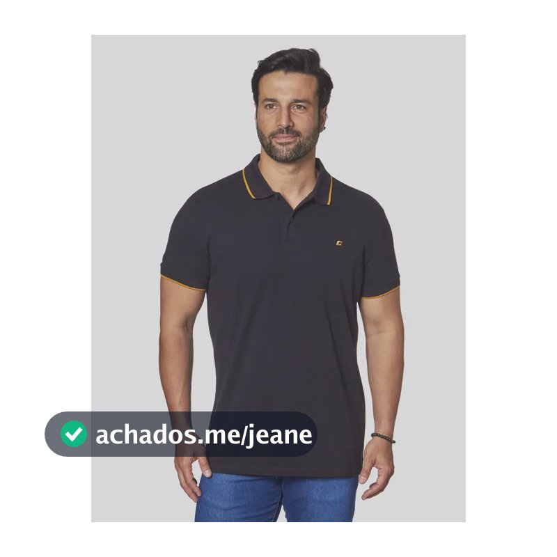 Camisa Polo Colcci Masculino 025.01.03538 Preto Apenas Logo Da Marca M Liso