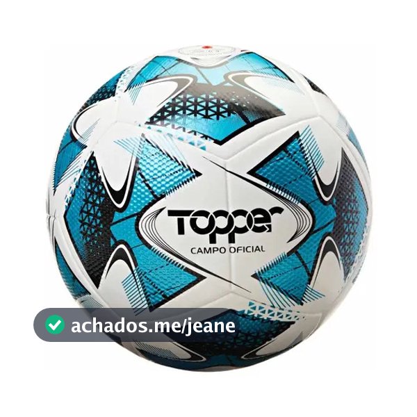 Bola De Futebol Para Campo 22 I Composição Em Pvc Topper Branco/preto