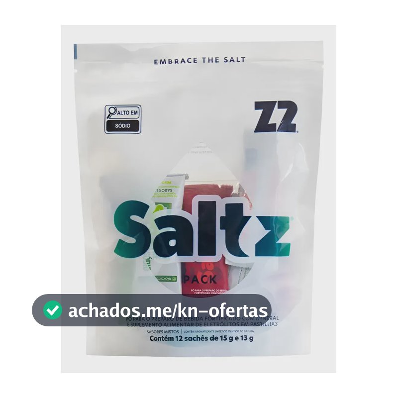 Z2 Saltz Pack 12 Sticks 15g Sortidos Eletrólitos Sódio Saltz Pack